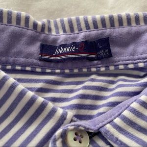 Striped johnnie-O Polo